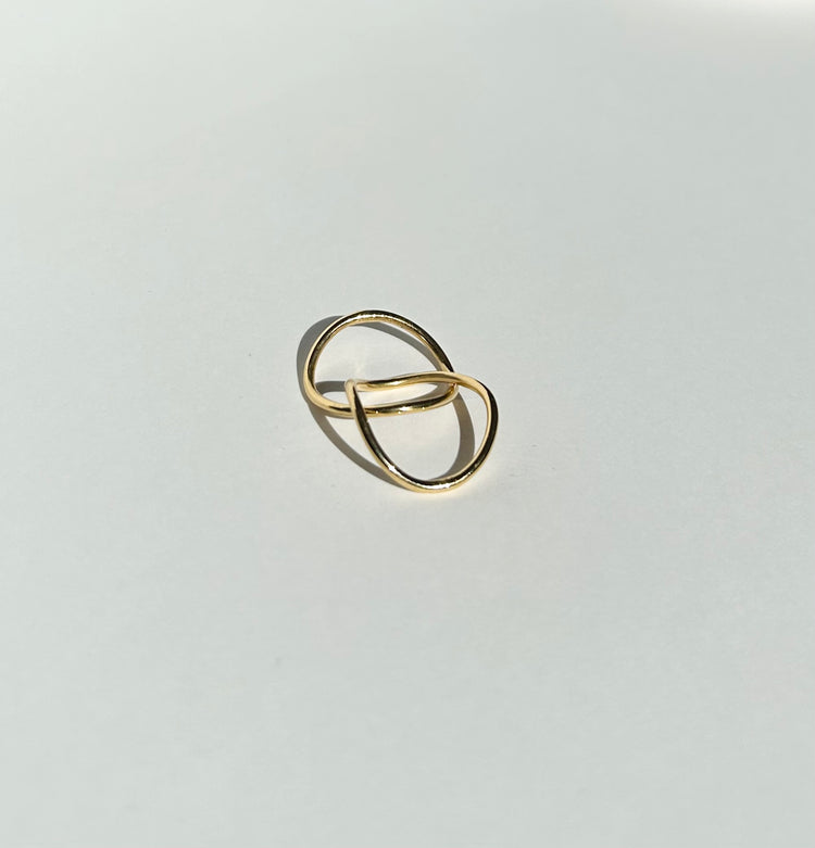 WAVE rings solo or stacked