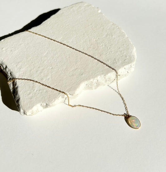 ZEST necklace with opal