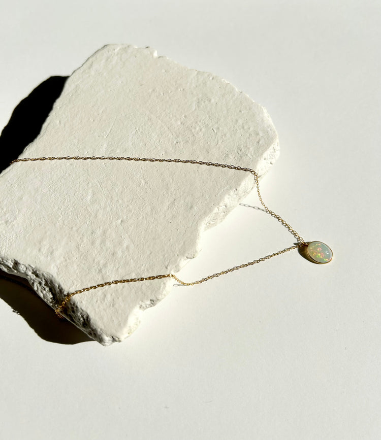 ZEST necklace with opal