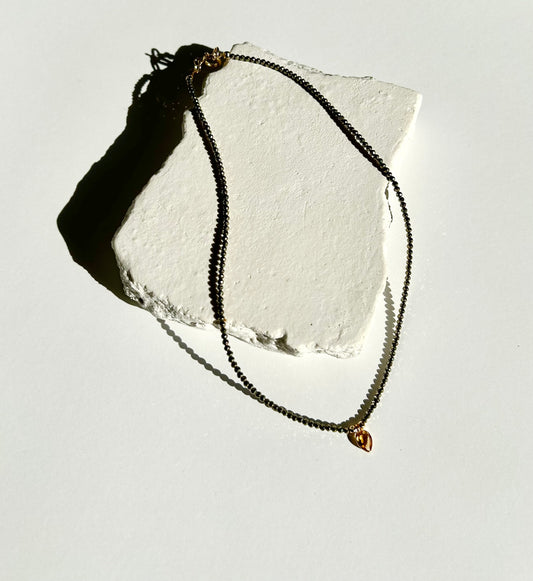 DELI necklace with citrine