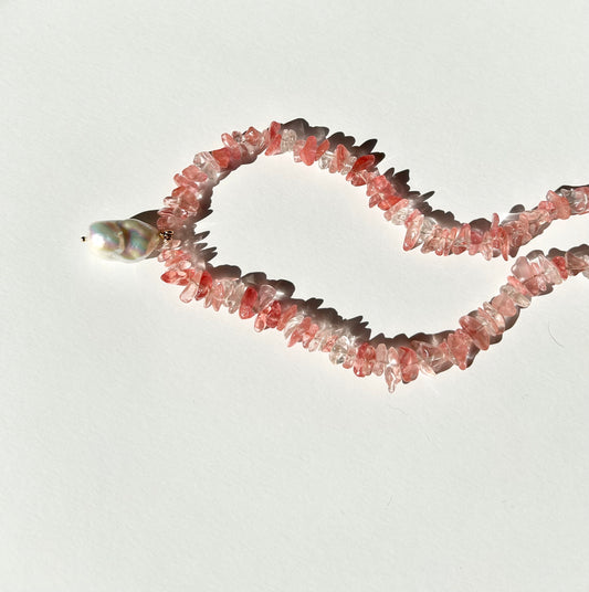 NILE necklace with baroque pearl