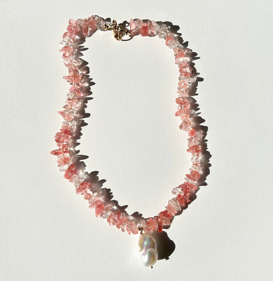 NILE necklace with baroque pearl