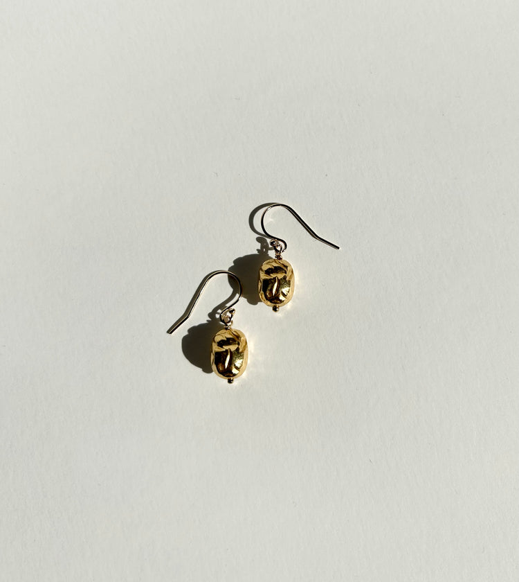 STELLA earrings with textured pendants