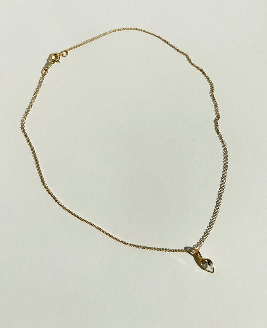 JOY necklace with white topaz