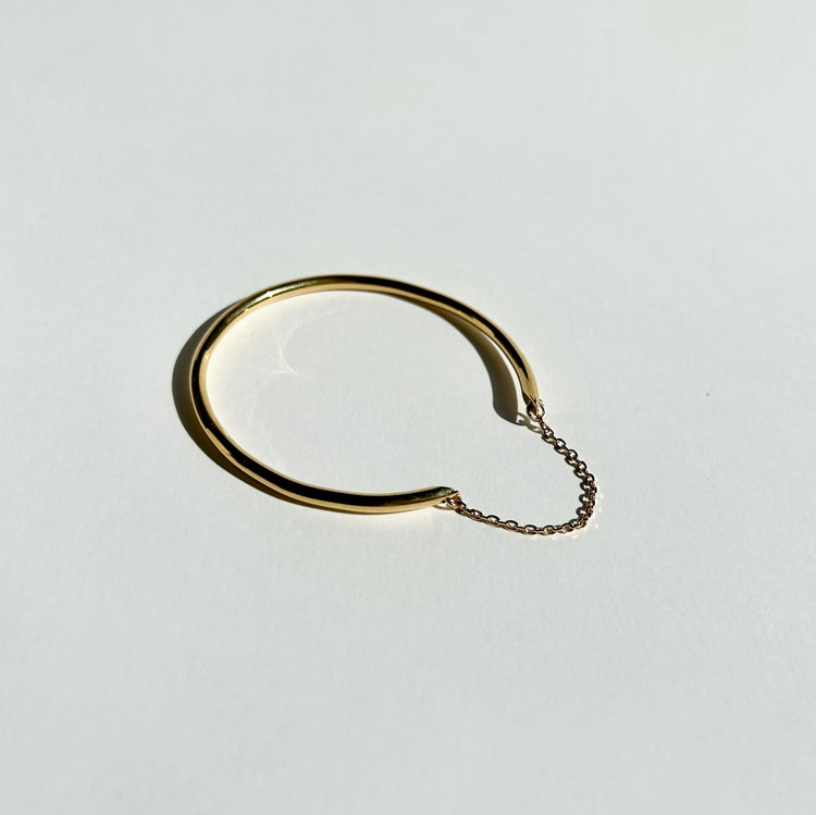 MEMENTO bangle with chain