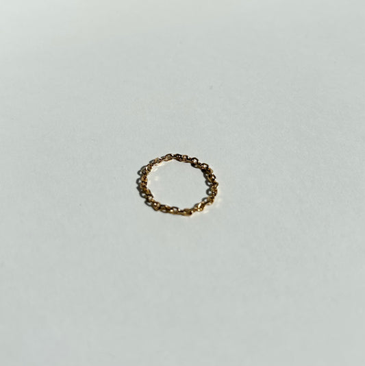 LINKS chain minimalist ring