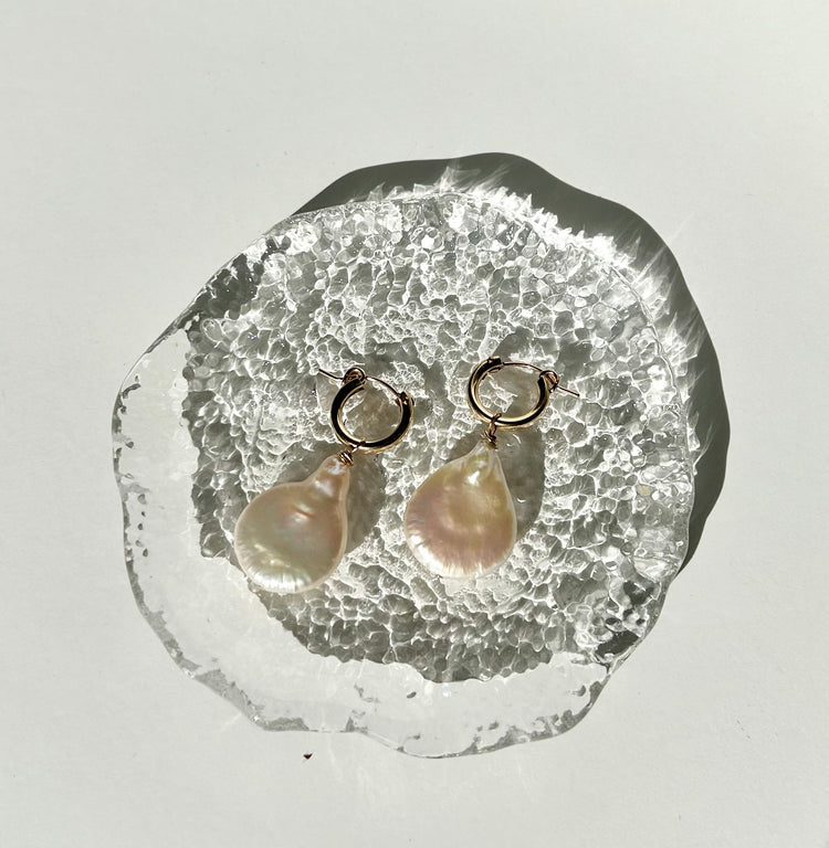 CALLIOPE earrings with baroque pearls