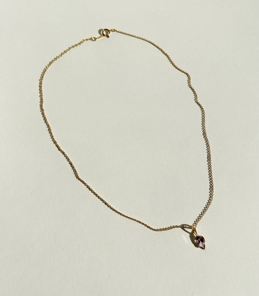 JOY necklace with amethyst