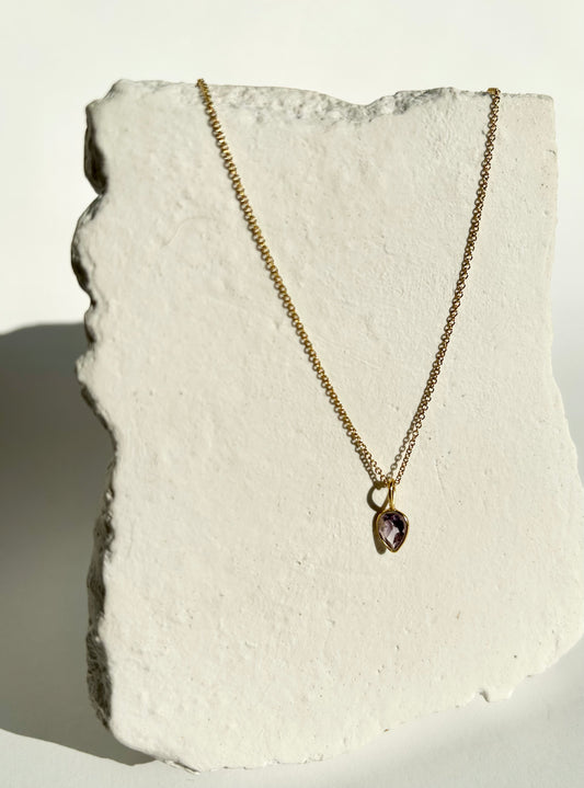 JOY necklace with amethyst